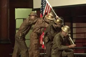 SEEK students reenact Iwo Jimo Pershing Auditorium