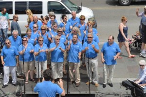 Performing in front of Jackson Square New Orleans