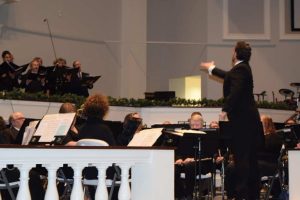 Holiday performance with the Zionsville Band 2016