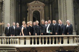 The Castlewood Singers with Maestro David Rayl at the Church Santo Stefano al Ponte Vecchi