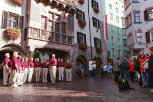 Performing in Innsbrook, Austria 2004